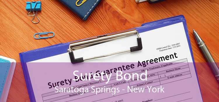 Surety Bond Saratoga Springs - New York